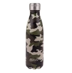Oasis Double Wall Insulated Drink Bottle 500ml -Home Sales Store Oasis camo green 500ml