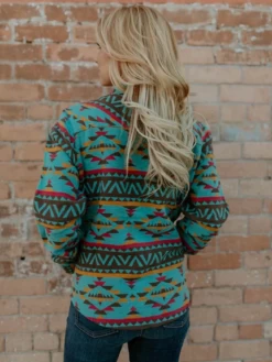 Outback Trading Co Hazel Shirt Jacket – Turquoise -Home Sales Store Outback Hazel shirt Jacket back