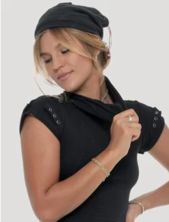 Psylo Unisex Turban Beanie -Home Sales Store Psylo Turban Beanie Black 1