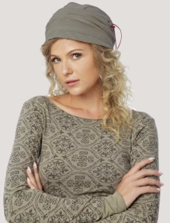 Psylo Unisex Turban Beanie -Home Sales Store Psylo Turban Beanie Cement 1