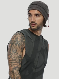 Psylo Unisex Turban Beanie -Home Sales Store Psylo Turban Beanie Charcoal 1