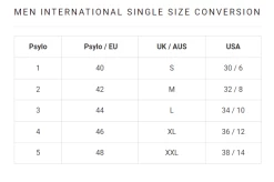 Psylo Groovy Pants -Home Sales Store Psylo pant size chart