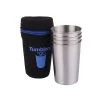 D.Line Stainless Steel “Tumblers To Go” Set Of 4