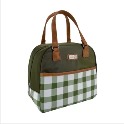 Sachi Cali Insulated Lunch Bag -Home Sales Store Sachi insulated cali lunch bag Olive Gingham