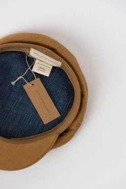 Hemp Clothing Australia Hemp Sailor Hat – Brown -Home Sales Store Sailor Hat HCA 3