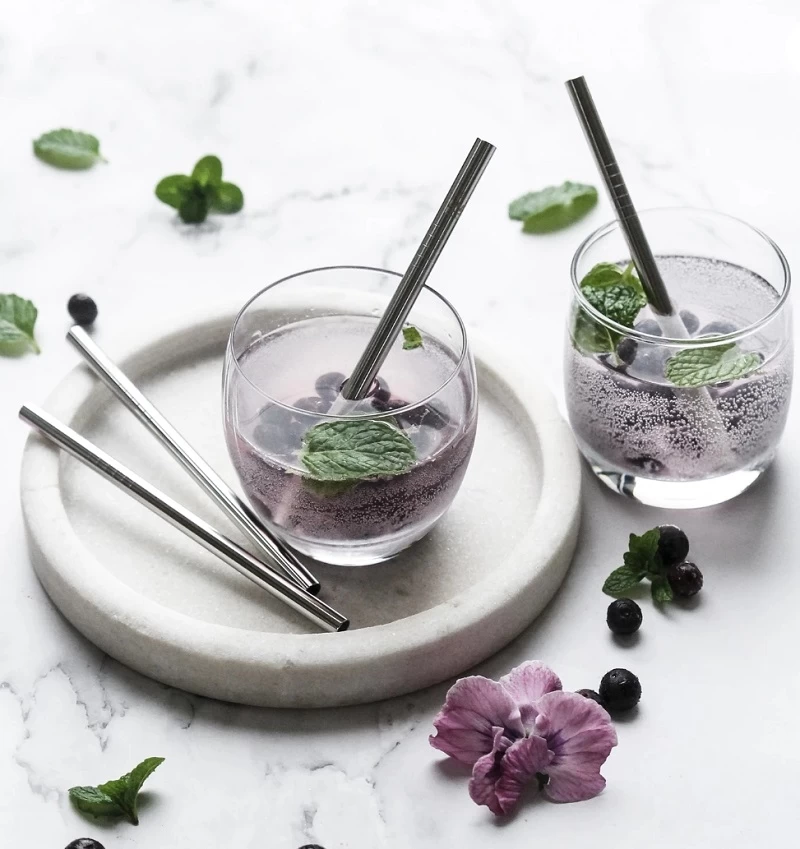 Ever Eco Short Stainless Steel Straw – 4 Pack + Brush 2 Ever Eco Short Stainless Steel Straw – 4 Pack + Brush - Image 2