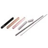 Appetito Stainless Steel Collapsible Travel Straw Set