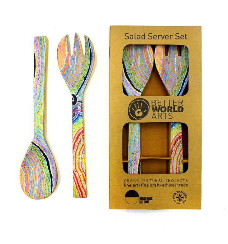 Better World Arts Salad Server Set 1 Better World Arts Salad Server Set