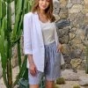 White Linen Jacket Naturals By O & J