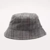 Afends Amity Hemp Check Bucket Hat
