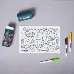 HeyDoodle Reusable Colouring Silicone Mini Mat -Home Sales Store c6098729cd5307fc492ef3f5afe90b8266988747