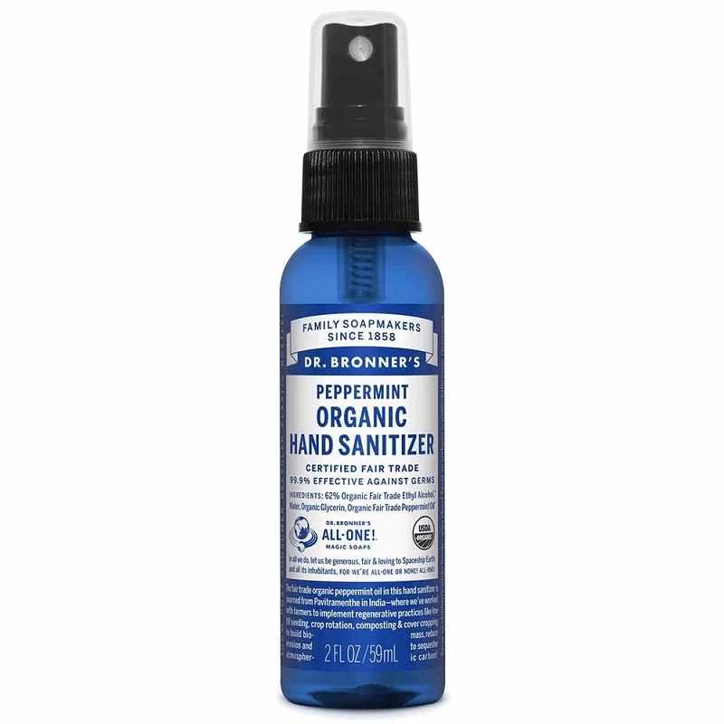 Dr. Bronner's Dr Bronner’s Organic Hand Sanitiser 2 Dr. Bronner's Dr Bronner’s Organic Hand Sanitiser - Image 2