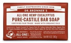 Dr. Bronner's Dr Bronner Castile Soap Bar 140g 16 Dr. Bronner's Dr Bronner Castile Soap Bar 140g -Home Sales Store eucalyptus 5oz bar soap 360x