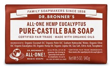 Dr. Bronner's Dr Bronner Castile Soap Bar 140g 5 Dr. Bronner's Dr Bronner Castile Soap Bar 140g - Image 5