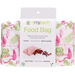 4myearth Food Bag – 25 X 20cm -Home Sales Store food bag flamingos