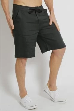 Braintree Men’s 100% Hemp Shorts – MSB 195 -Home Sales Store msb195 blk f