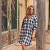 Namastai Grey Plaid Dress – NAM 13