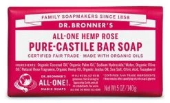 Dr. Bronner's Dr Bronner Castile Soap Bar 140g 15 Dr. Bronner's Dr Bronner Castile Soap Bar 140g -Home Sales Store rose 5oz bar soap 360x