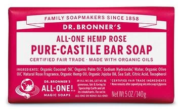 Dr. Bronner's Dr Bronner Castile Soap Bar 140g 4 Dr. Bronner's Dr Bronner Castile Soap Bar 140g - Image 4