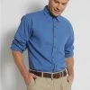 Men’s Hemp/Rayon Long Sleeve Classic Shirt S12
