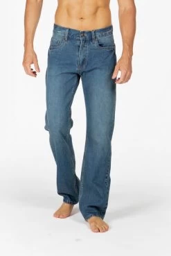 S 22 Hemp Denim Jeans Regular Straight Cut