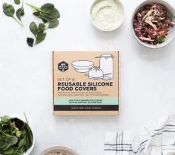 Ever Eco Silicone Food Covers Set Of 6 -Home Sales Store silicone food wraps 6 534x474 1