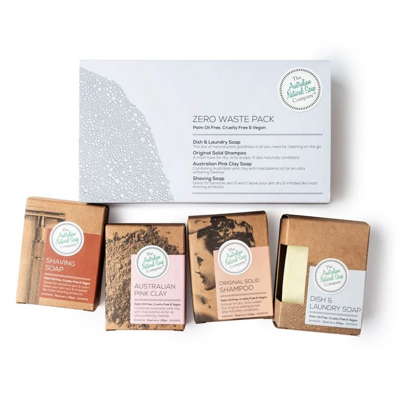 The Australian Natural Soap Co Zero Waste Pack 1 The Australian Natural Soap Co Zero Waste Pack